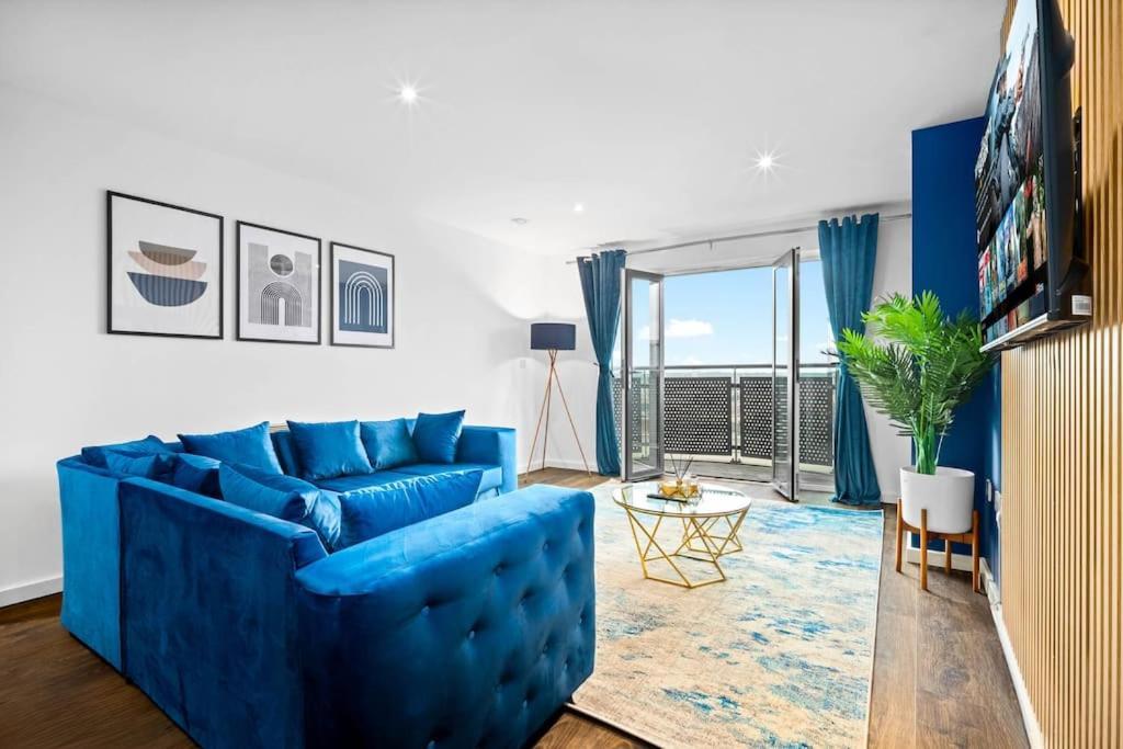 Spacious 2 Bed Apt B'Ham Cc With Parking Sleeps 7 Birmingham Exteriör bild